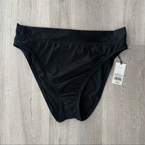 NWT black high waisted bikini bottoms